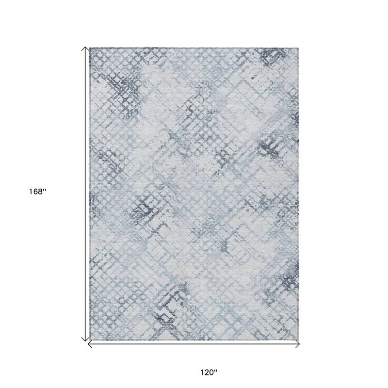 HomeRoots Geometric Transitional Rectangle Outdoor Rug