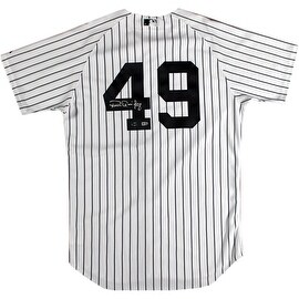 Phil Hughes Authentic Home Yankees Jersey - Signed On Back Number (MLB ...