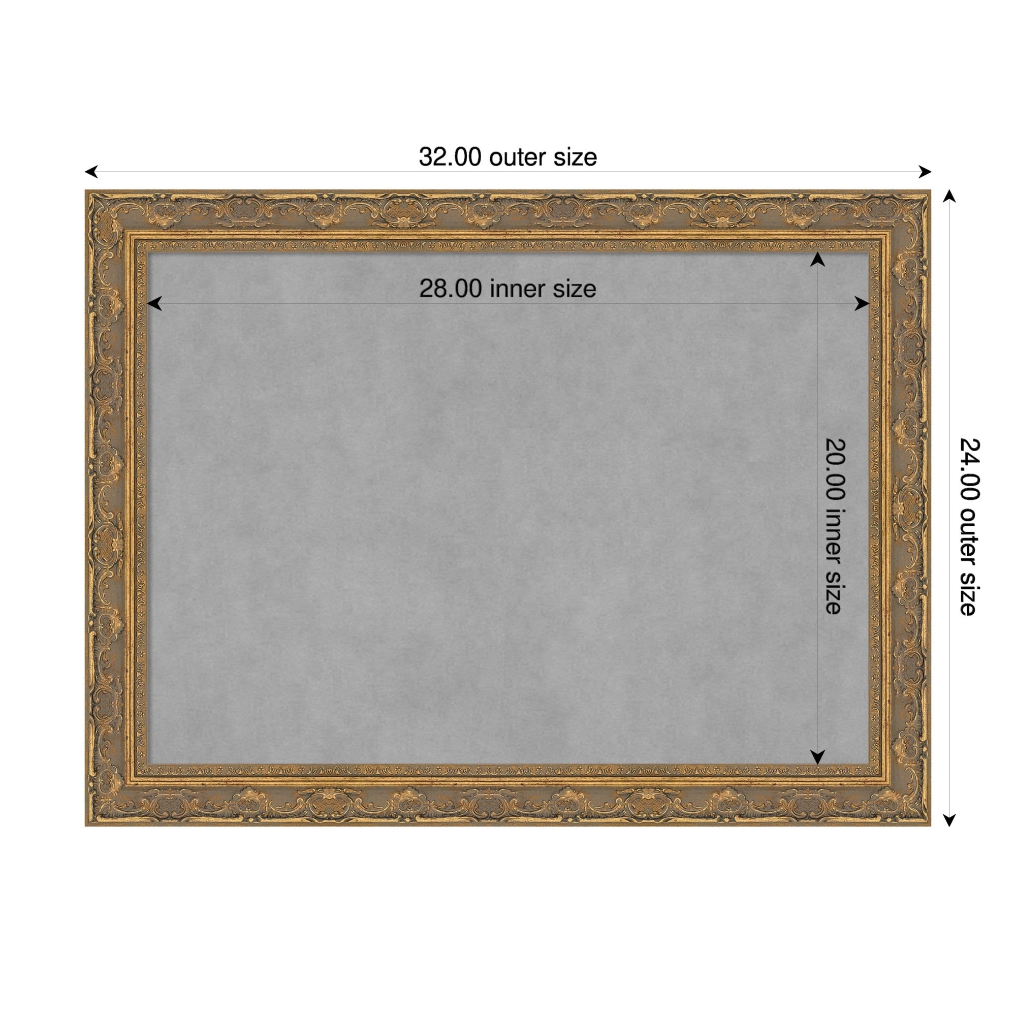 Amanti Art Filigree Gloss Black Framed