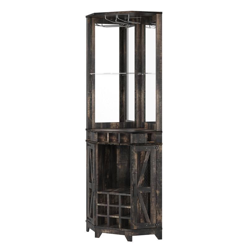 30" Bathroom Vanity With Top Ceramic Art Sink and Artificial Stone Slab, 2-Soft Close Door, Wall-Mounted Mounting Design