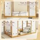 preview thumbnail 9 of 8, Costway Twin Size Climbing Bed, 2-in-1 Montessori Floor Bed with