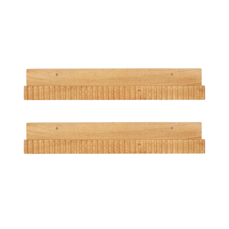 Kate and Laurel Furrow Ledge Shelf Set.
