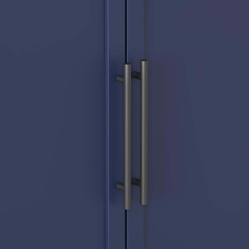 Kitchen Pantry with Drawer, Adjustable Shelves & Faux Marble Top, Buffet Food Cabinet, Coffee Bar Cabinet with 2 Door Shelves