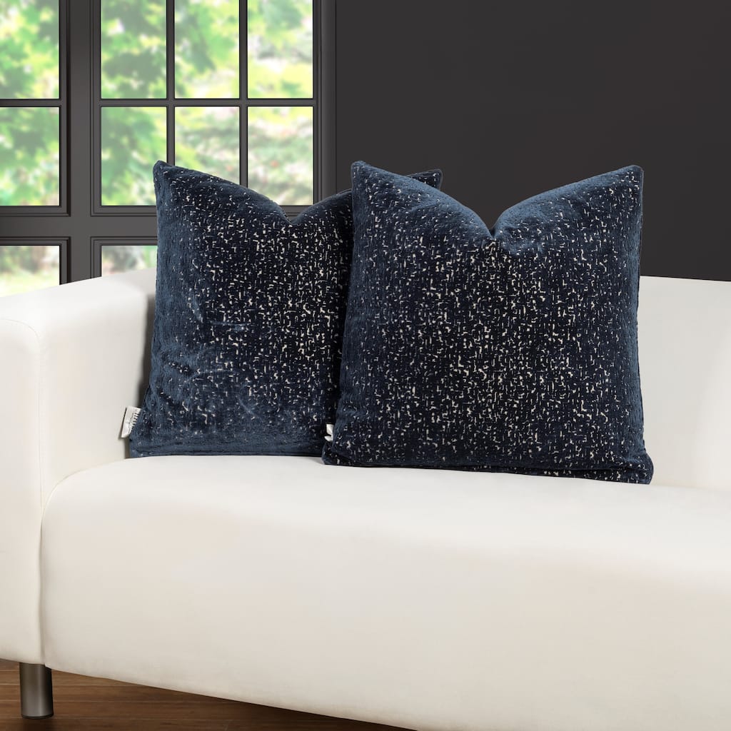 F. Scott Fitzgerald Swagger Navy Throw Pillow