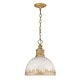preview thumbnail 5 of 7, Golden Lighting Alison 12" Wide Pendant