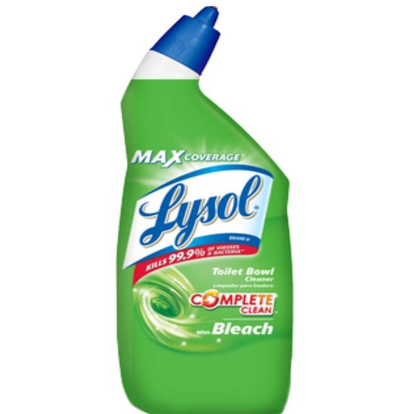 Shop Lysol 1920075055 Power Toilet Bowl Cleaner With Bleach 24 Oz Overstock 14583503