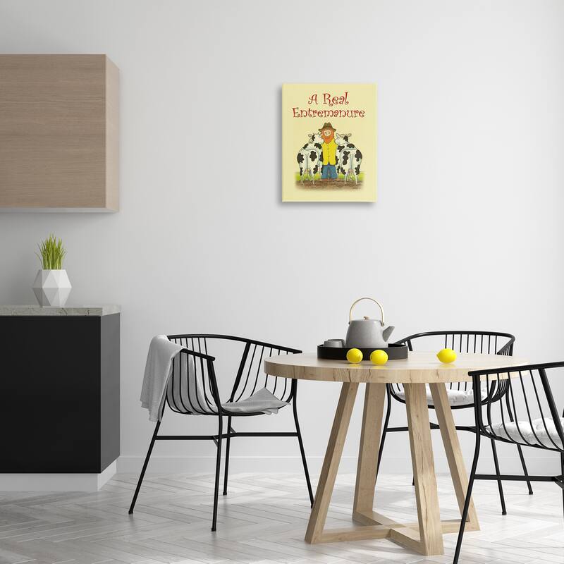 Stupell Vintage A Real Entremanure Canvas Wall Art Design By Roger Straub