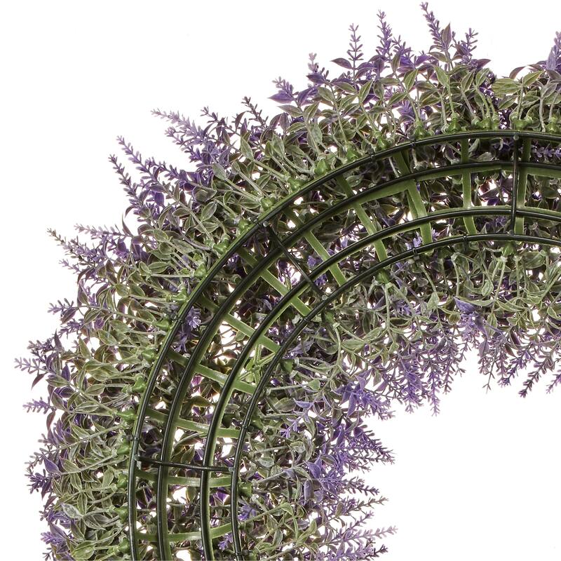 Lavender Garden Wreath 24"