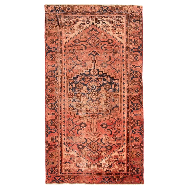 ECARPETGALLERY Hand-knotted Andelz Copper Wool Rug - 3'9 x 7'0