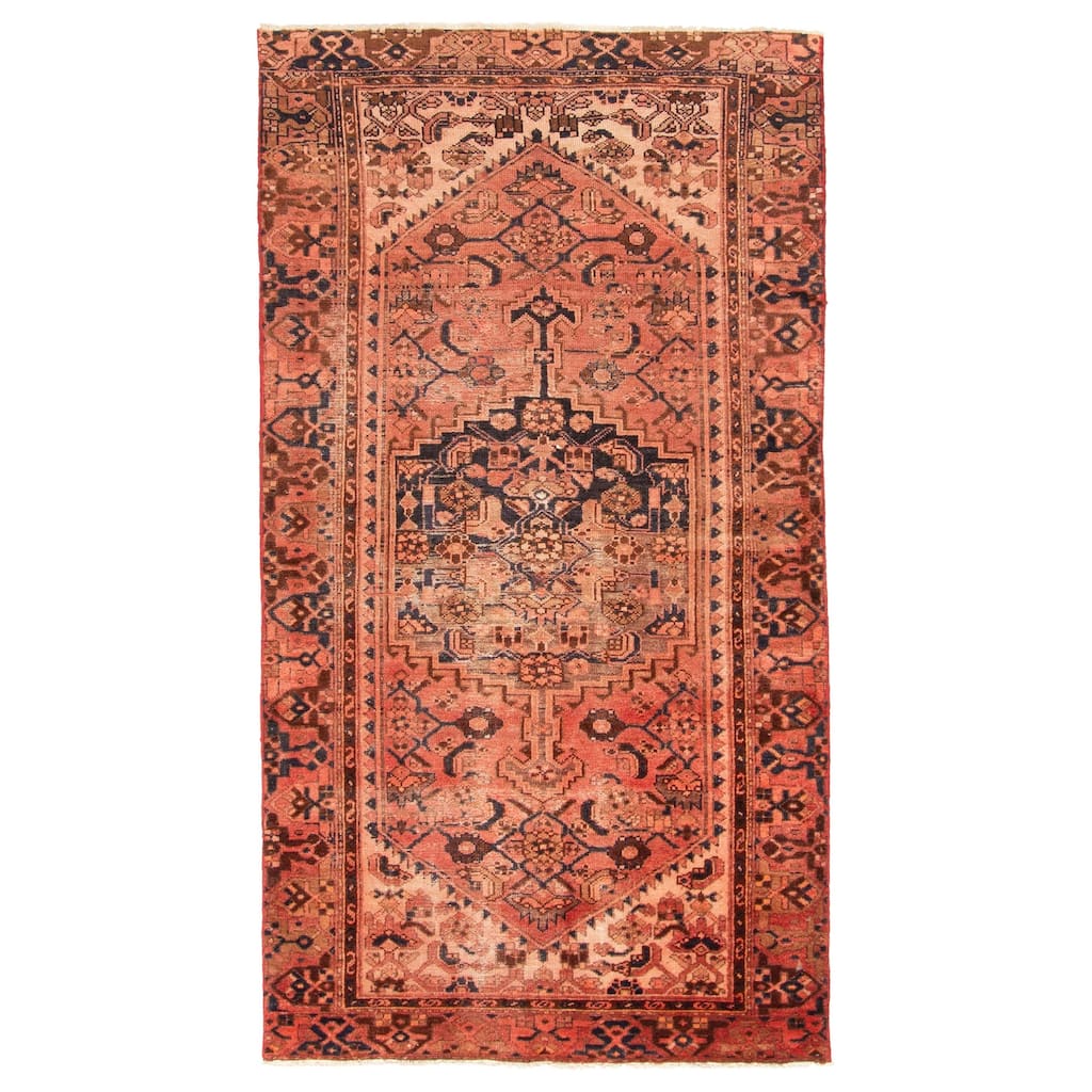 ECARPETGALLERY Hand-knotted Andelz Copper Wool Rug - 3'9 x 7'0