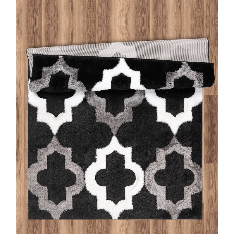 Santorini Collection Geometric Area Rug