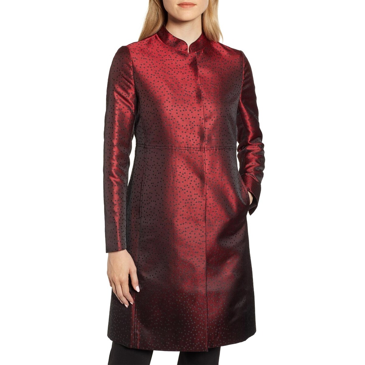 anne klein long jacket