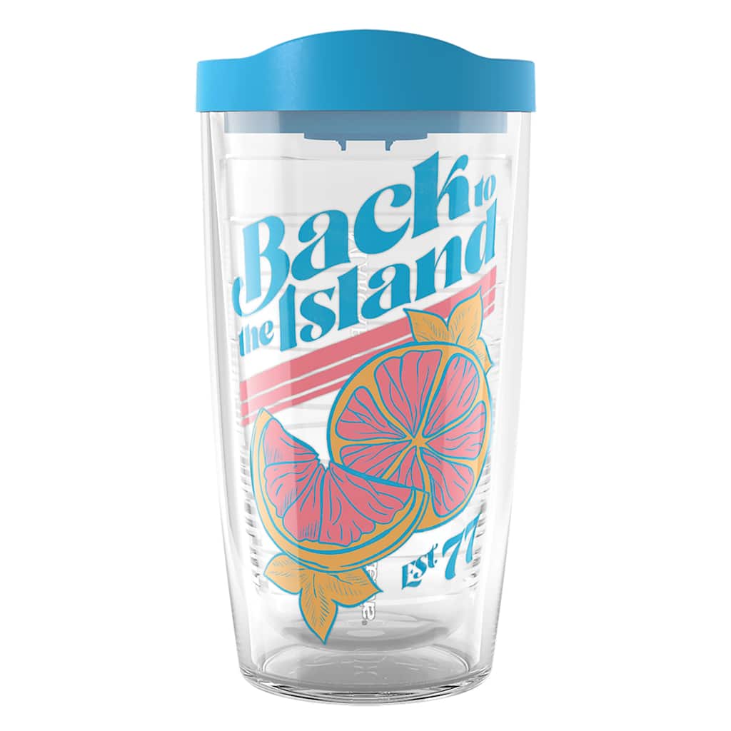 Tervis Margaritaville - Back to the Island Made in USA Double Walled Insulated Travel Tumbler, Classic