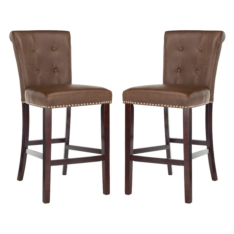 SAFAVIEH Rosalba 30-inch Bar Stool (Set of 2) - 20" x 26.5" x 44.5" - 20" x 26.5" x 44.5" - 20Wx27Dx45H