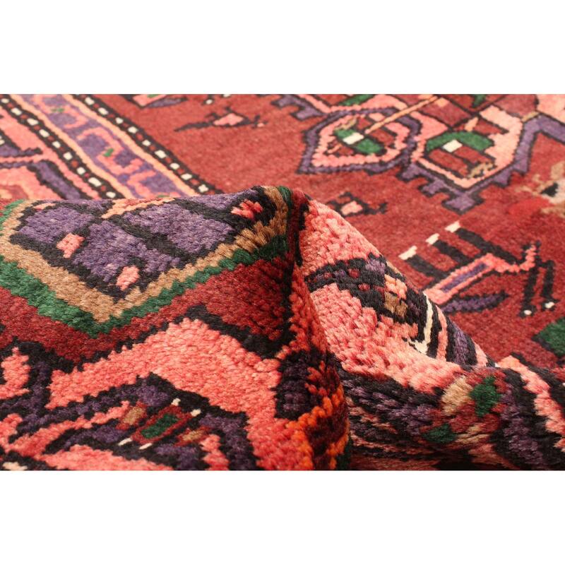 ECARPETGALLERY Hand-knotted Konya Anatolian Dark Red Wool Rug - 4'9 x 8'4