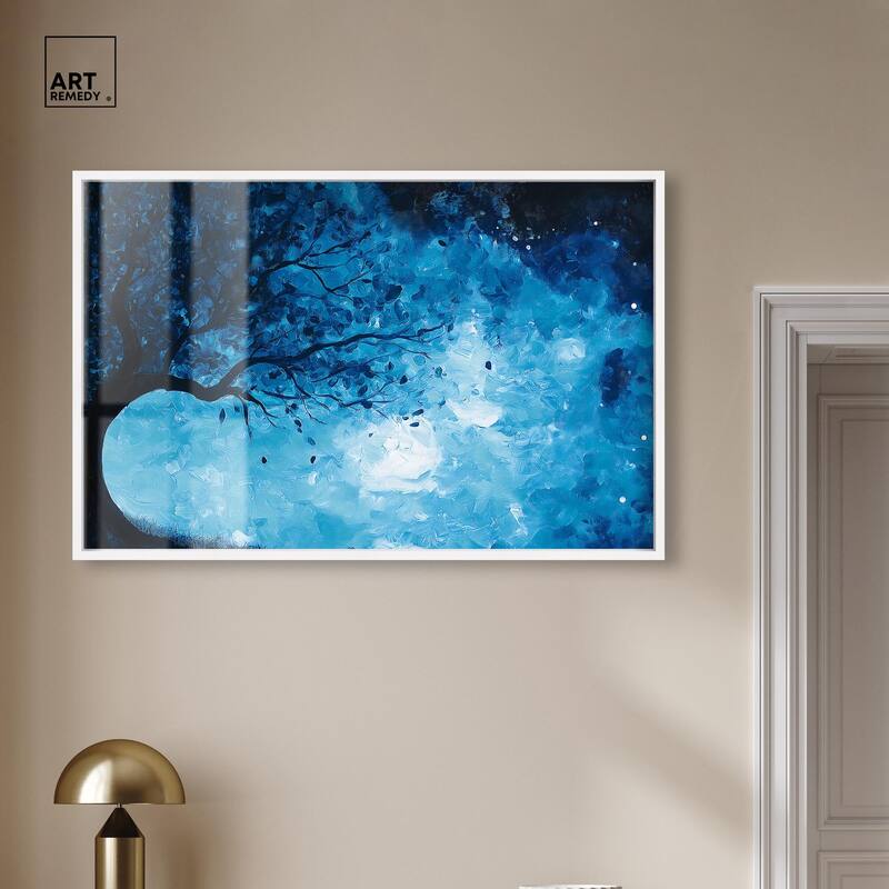 Fire and Ice Tree II Shadowbox by Art Remedy