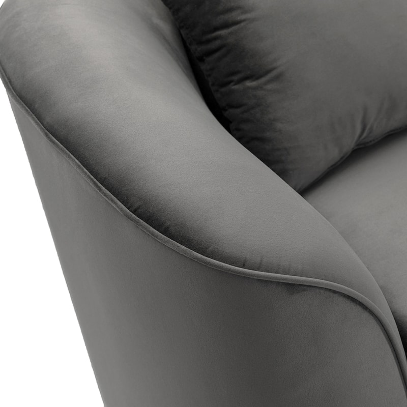 Christopher Knight Home - Allegra Modern 87” 3-Seat Upholstered Curved Sofa