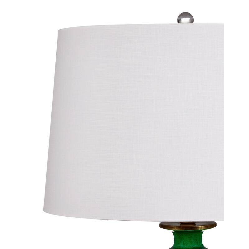 Currey & Company Imperial Green Table Lamp - 31"h x 19"dia