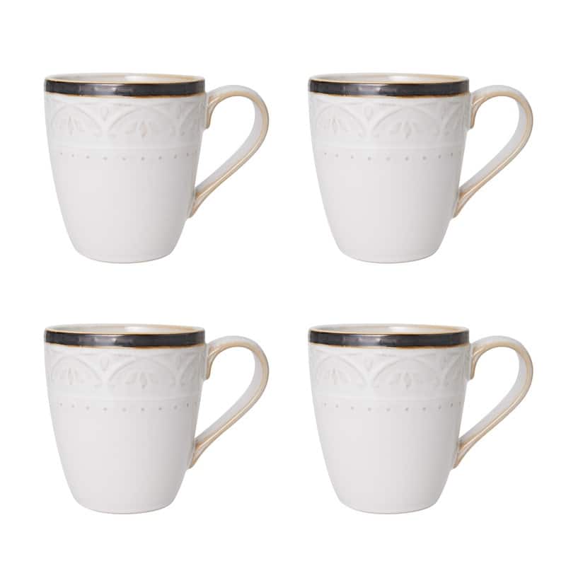 Pfaltzgraff Promenade Scroll 16-Piece Dinnerware Set, Service for 4