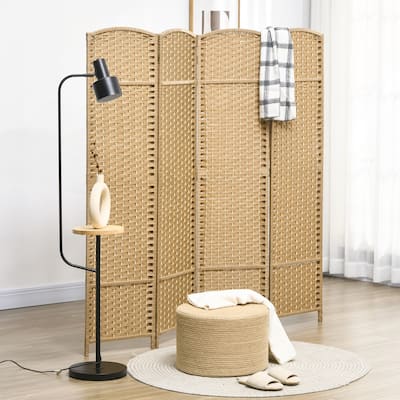 Folding Freestanding Privacy Screen for Home and Office