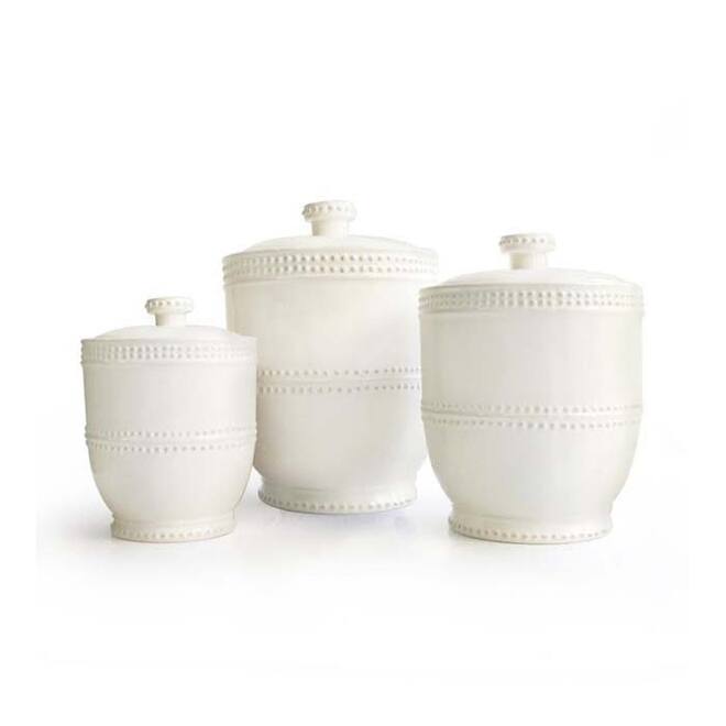 Bianca Bead Canister Set - Set of 3