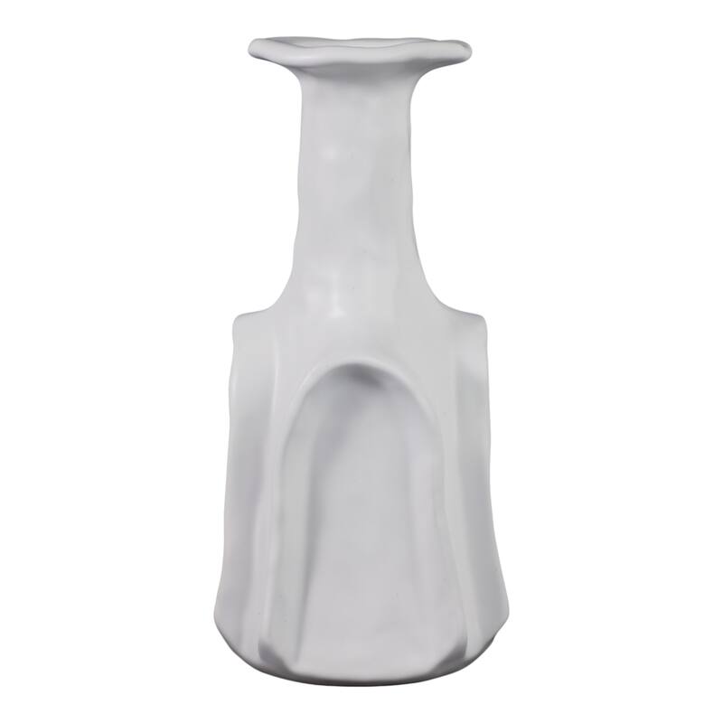Stoneware Vase Sleek Modern Decorative for Fresh Flowers Accent
