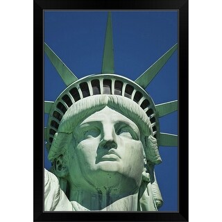 Shop Statue Of Liberty Black Framed Print Free Shipping Today