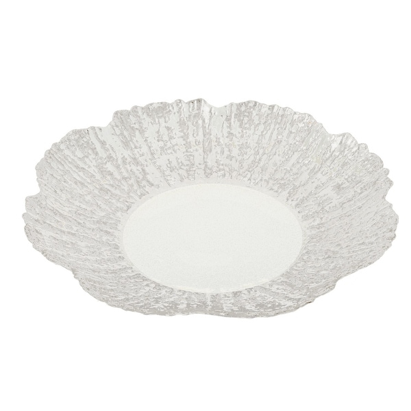 CDD621S-Scalloped Flower Shaped Platter