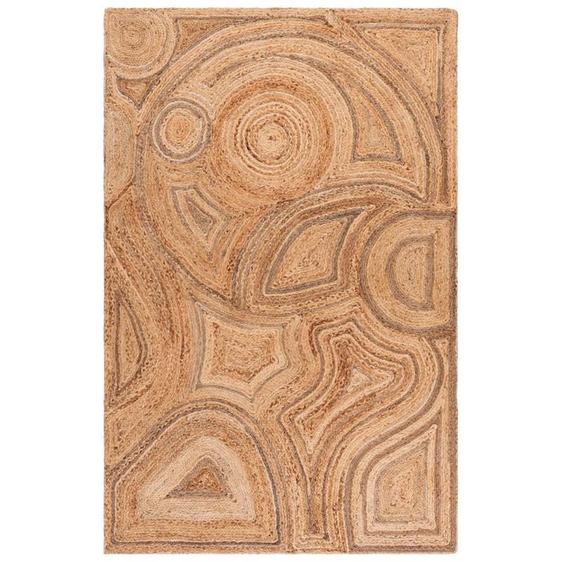 SAFAVIEH Handmade Natural Fiber Viktoryia Jute Rug - 5' x 8' - Natural