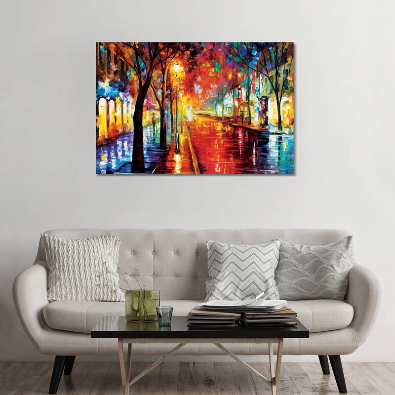 iCanvas "Street Of The Old Town" by Leonid Afremov Canvas Print - 32x48x1.5