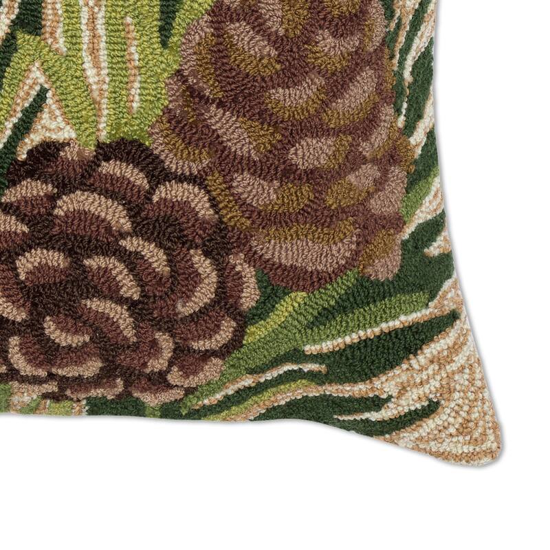 Liora Manne Frontporch Pinecones Indoor/Outdoor Pillow