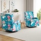 preview thumbnail 69 of 139, 29'' W Pattern Swivel Manual Push Back Recliner Chair Set of 2