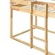 preview thumbnail 14 of 26, Twin over Twin Pine Bunk Bed with Tent