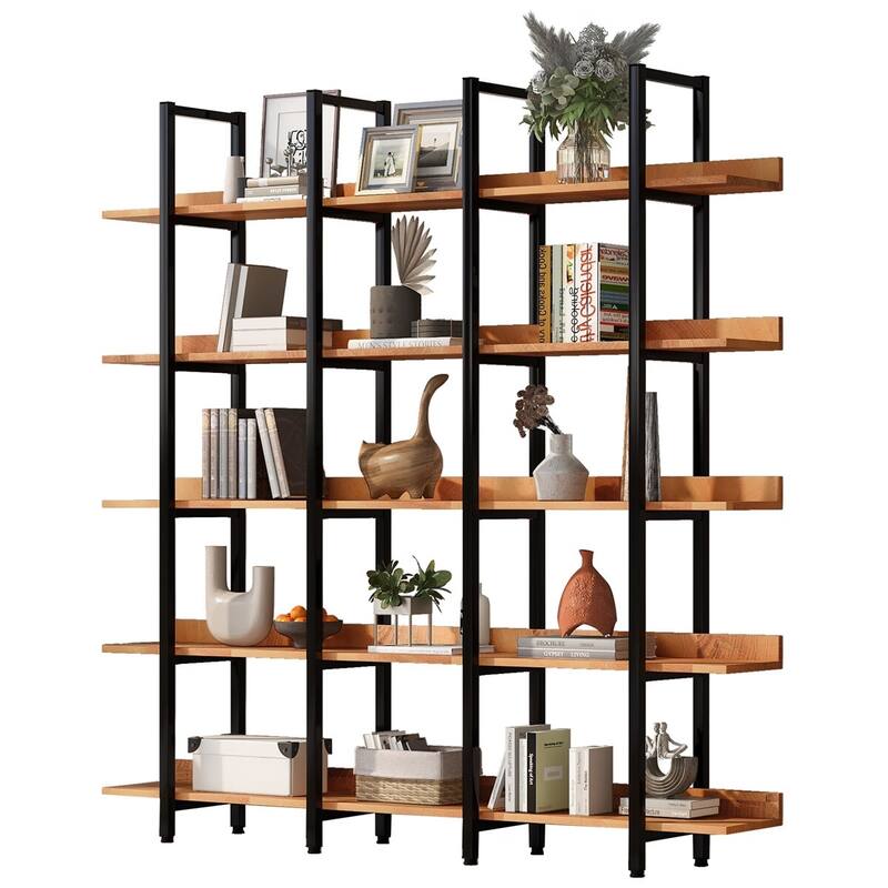 Merax 5 Tier Bookcase Home Office Open Bookshelf