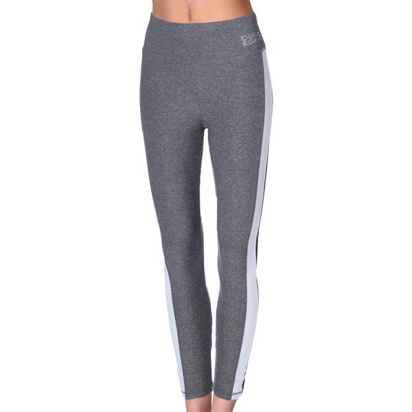 Bebe Sport Women S Heathered Stripe Full Length Activewear Fitness Leggings Heather Grey Overstock Bebe Sport Women S Heathered Stripe Full Length Activewear Fitness Leggings Heather Grey Overstock