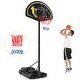 preview thumbnail 2 of 8, 4.25-10 Feet Portable Adjustable Basketball Goal Hoop System - 42.5" x 27.5" x 8.5"