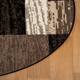Miranda Haus Geometric Modern Patchwork Polypropylene Indoor Area Rug
