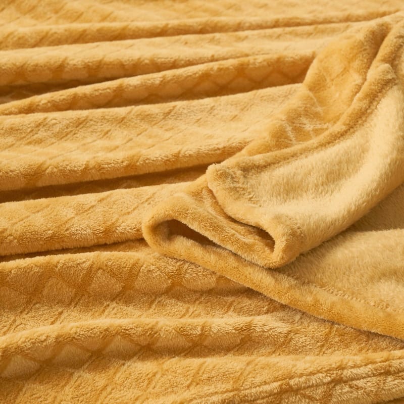 Superior Alaska Quilted Diamond Plush Fleece Blanket For Couch or Bed