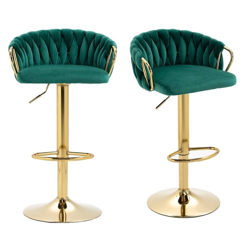 Modern Swivel Counter Height Bar Stools Adjustable Counter Stool With Backs
