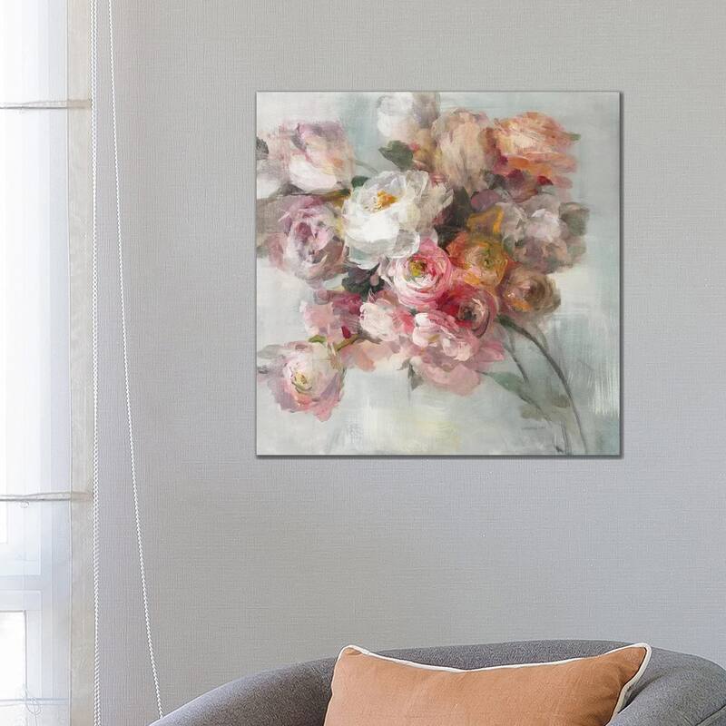 iCanvas "Blush Bouquet" by Danhui Nai Canvas Print - 26x26x1.5