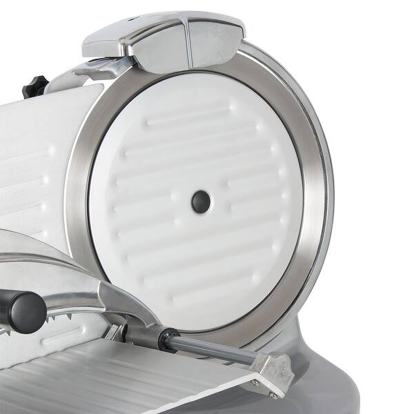 Shop Della 10 Premium Electric Deli Meat Slicer Blade 550rpm 250 Watt Stainless Steel Standard Overstock 28845832