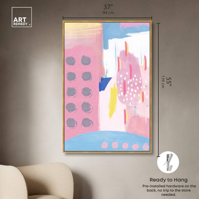 Doll Memories - Pretty blue Canvas by Art Remedy