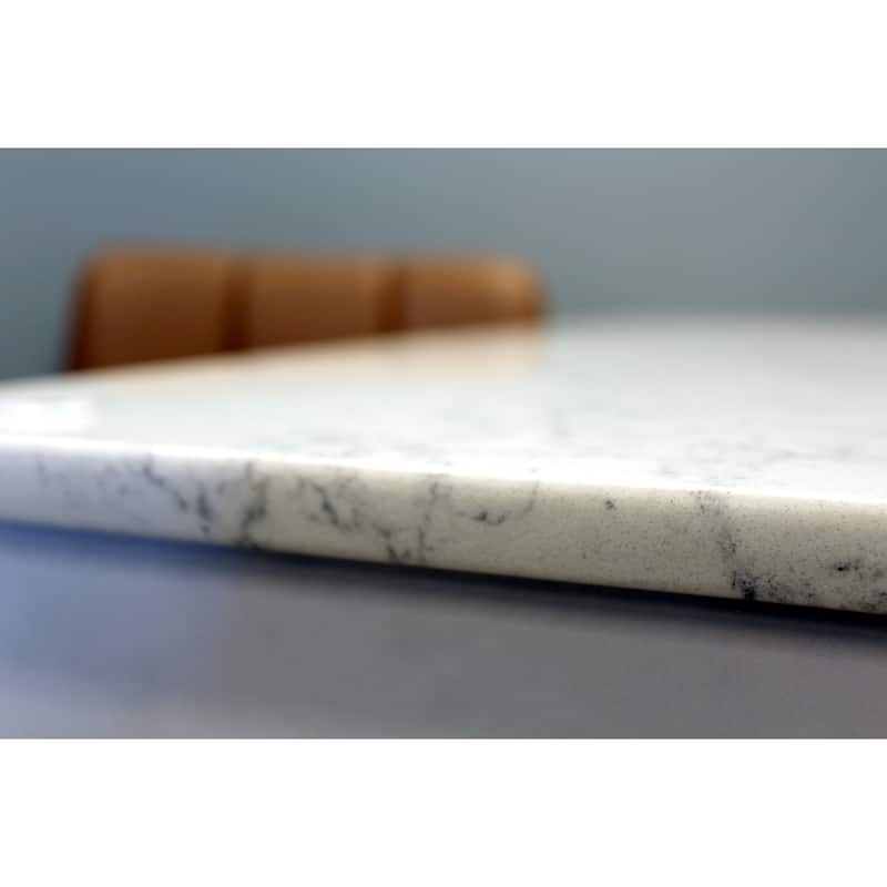 Sonoma Manicure Table Heavy Duty Nail Station, White Marble Top
