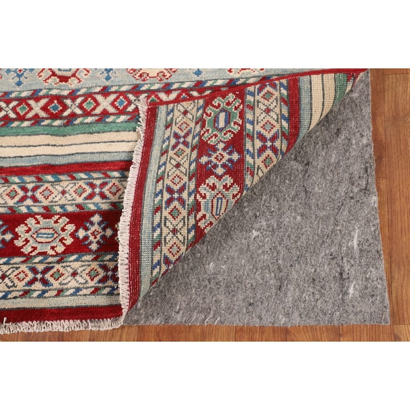Kazak Area Rug Handmade Traditional Oriental Wool Carpet - 3'10" x 5'10"
