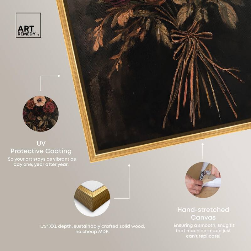 Smoldering Bouquet II Canvas by Art Remedy