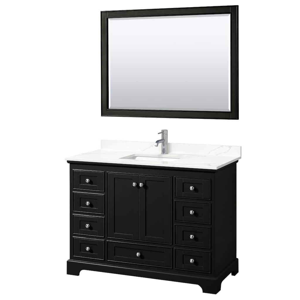 Wyndham Collection WCS202048S-QTZ-UNSM46 Deborah 48" Free Standing