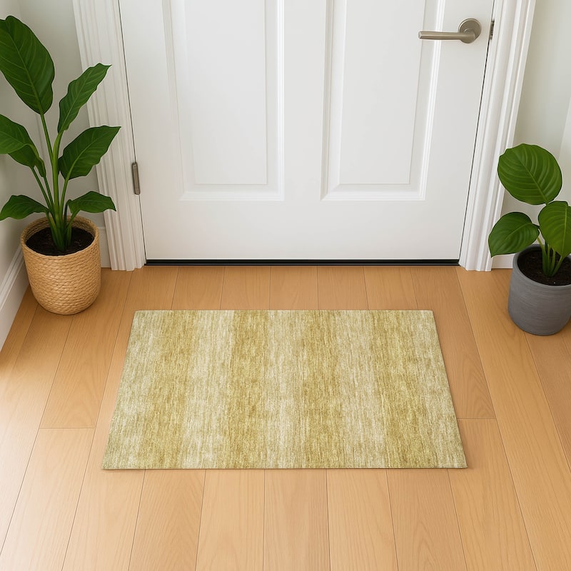 Premium Washable Super Soft Casual Ombre Mayfield Rug - Wheat - 1'8" x 2'6"