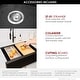 preview thumbnail 42 of 46, STYLISH Undermount 30" Workstation Single-Bowl Composite Granite Kitchen Sink - 30" x 21" x 10"