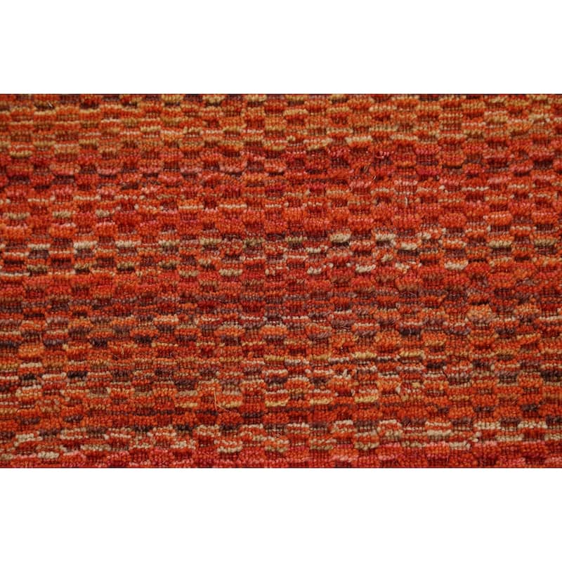 Geometric Contemporary Oriental Moroccan Area Rug Wool Handmade - 5'3" x 7'6"