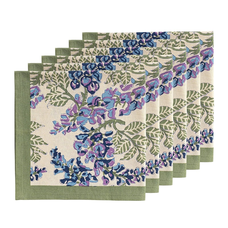 Couleur Nature Wisteria Napkins - Set of 6